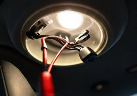 Фото по теме: Способ подключения регистратора к плафону освещения
