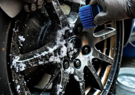 Фото по теме: Как очистить колпаки колес от въевшейся грязи