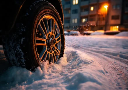 Фото по теме: Как выехать из снежной колеи во дворе
