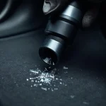 Фото по теме: Как собрать разбитое стекло в салоне автомобильным пылесосом