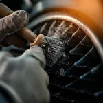 Фото по теме: Как очистить охлаждающие ребра компрессора от грязи